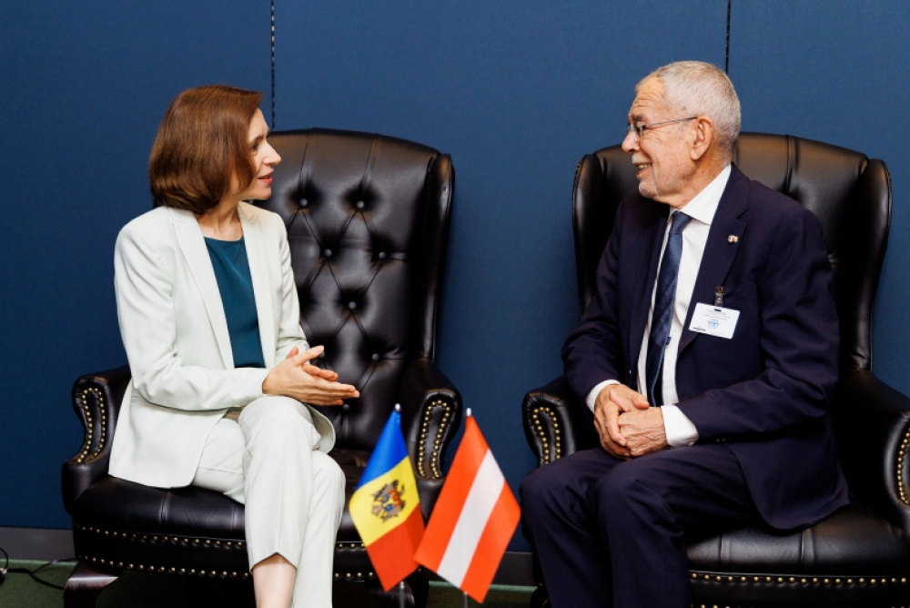 Maia Sandu a discutat cu Președintele Austriei, Alexander Van der Bellen
